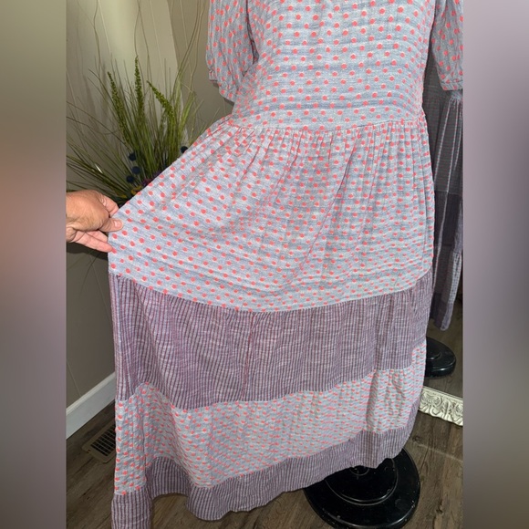 Ace & Jig • Swiss Dot Puff Sleeve Maxi Dress - Picture 11 of 15